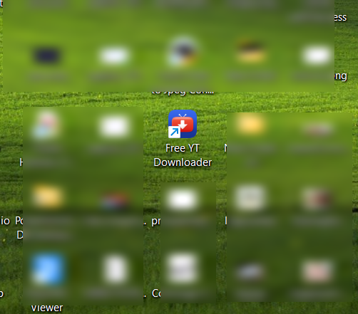 Free YT Downloader desktop button