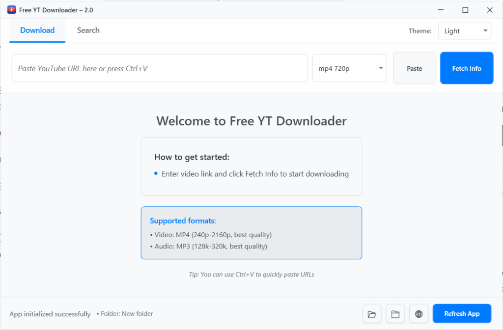 Free YT Downloader system requirements